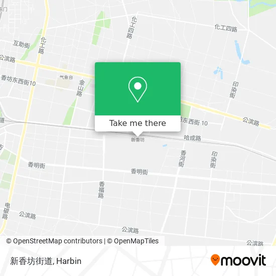 新香坊街道 map