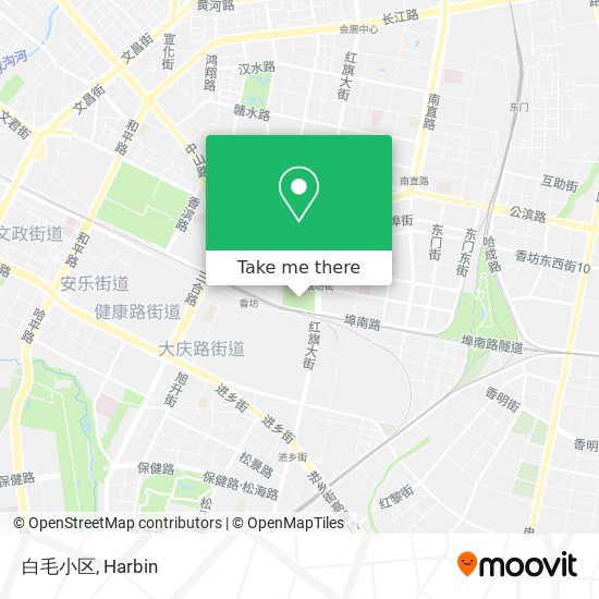白毛小区 map