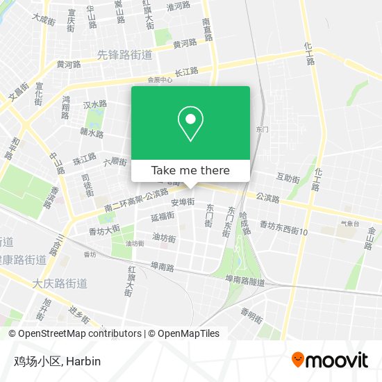 鸡场小区 map