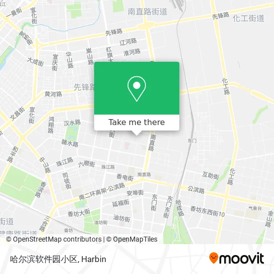 哈尔滨软件园小区 map