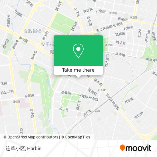 连草小区 map