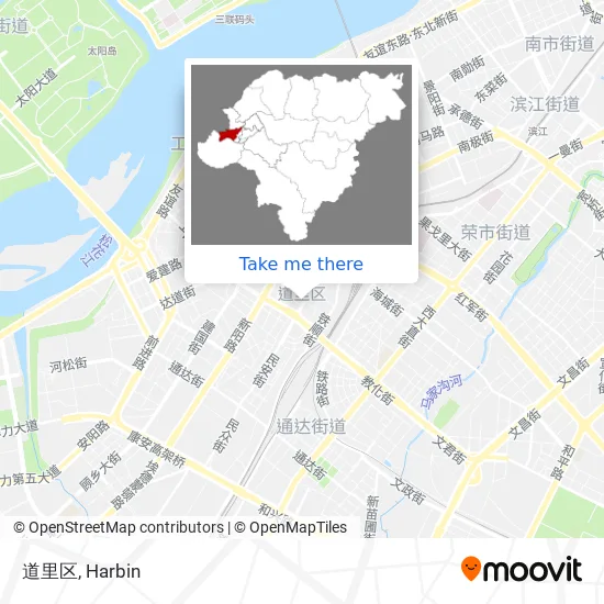 道里区 map