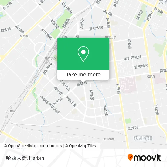 哈西大街 map
