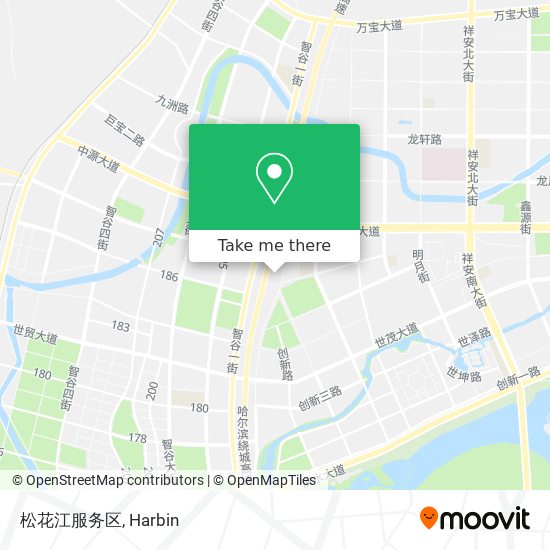 松花江服务区 map