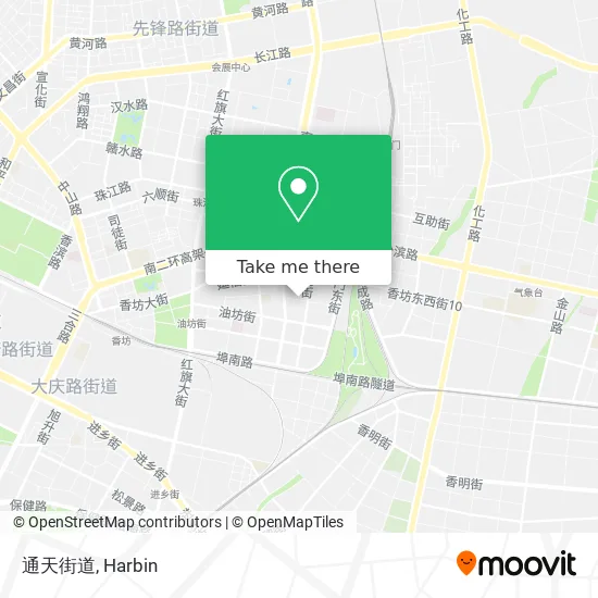 通天街道 map