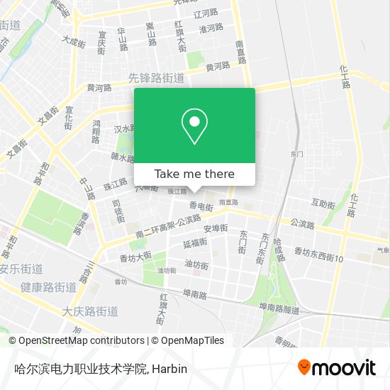 哈尔滨电力职业技术学院 map