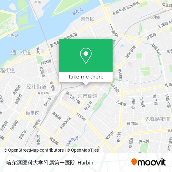 哈尔滨医科大学附属第一医院 map