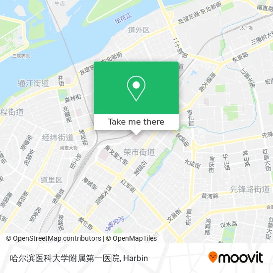 哈尔滨医科大学附属第一医院 map