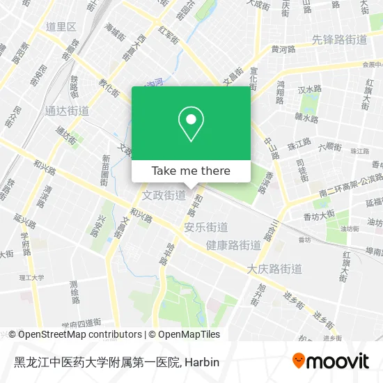 黑龙江中医药大学附属第一医院 map