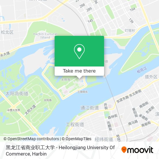 黑龙江省商业职工大学 - Heilongjiang University Of Commerce map
