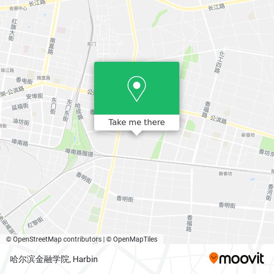 哈尔滨金融学院 map