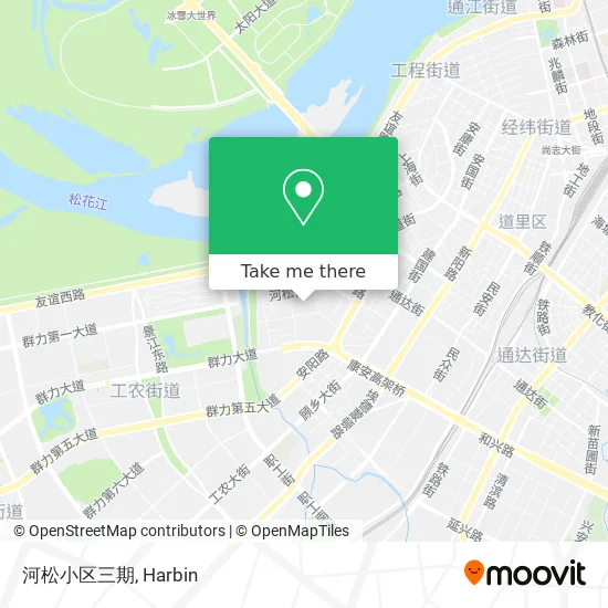 河松小区三期 map