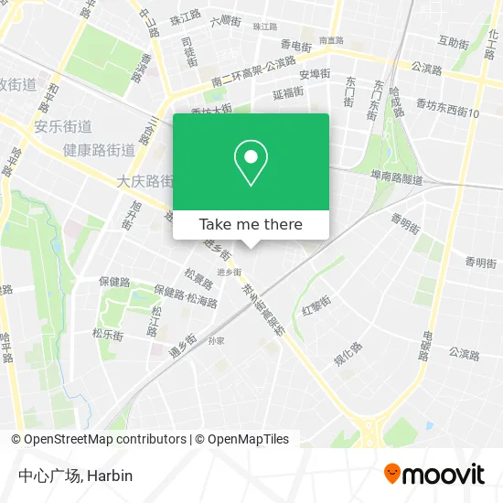 中心广场 map