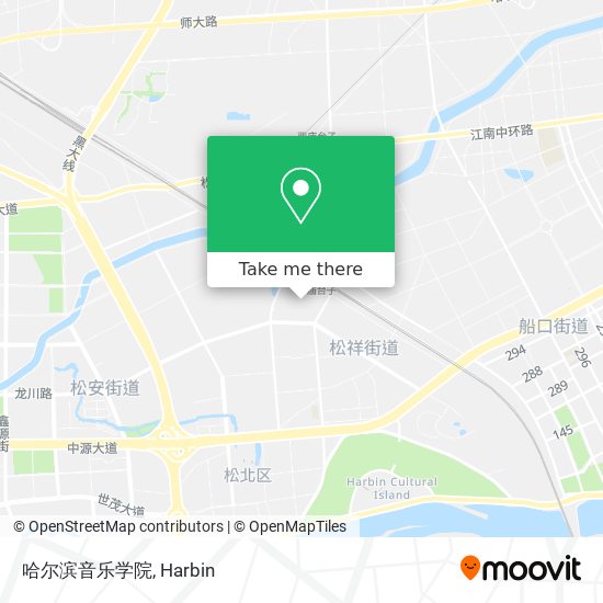 哈尔滨音乐学院 map
