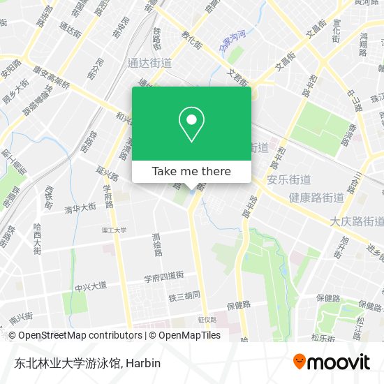 东北林业大学游泳馆 map