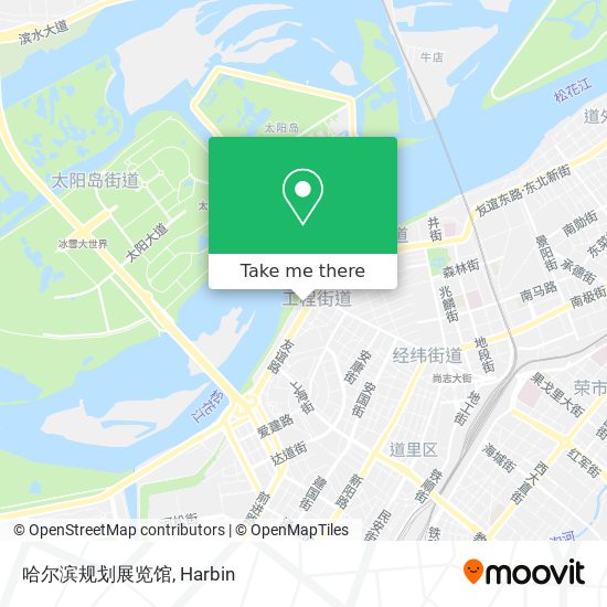 哈尔滨规划展览馆 map