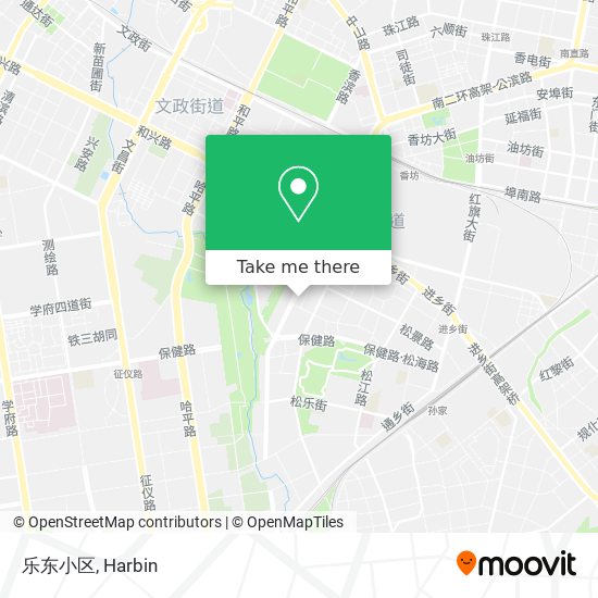 乐东小区 map