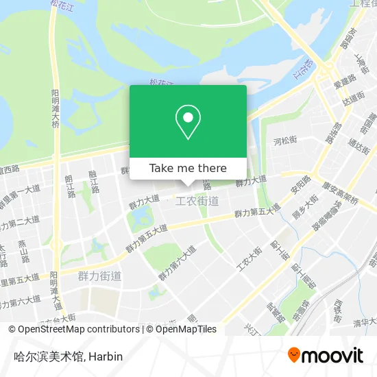 哈尔滨美术馆 map