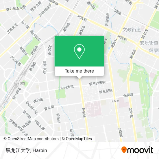 黑龙江大学 map