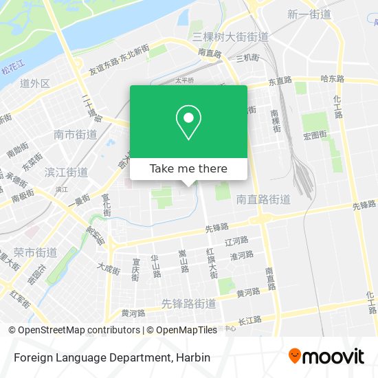 Foreign Language Department map