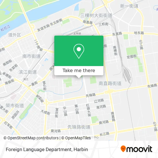 Foreign Language Department map
