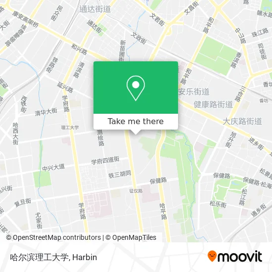 哈尔滨理工大学 map