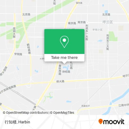 行知楼 map