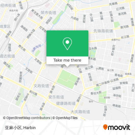 亚麻小区 map