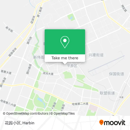 花园小区 map