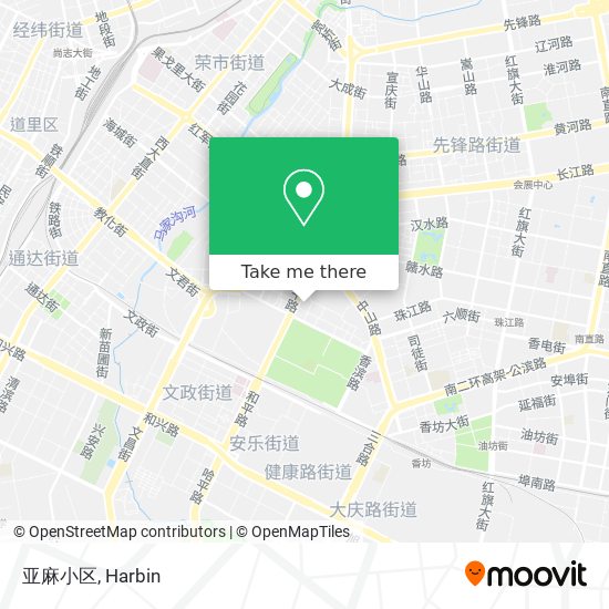 亚麻小区 map