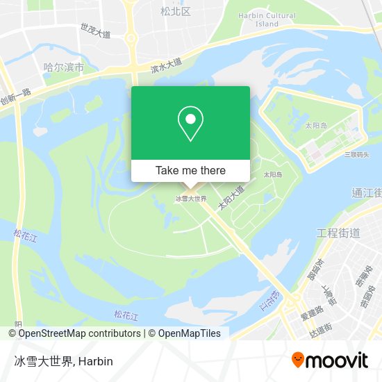 冰雪大世界 map
