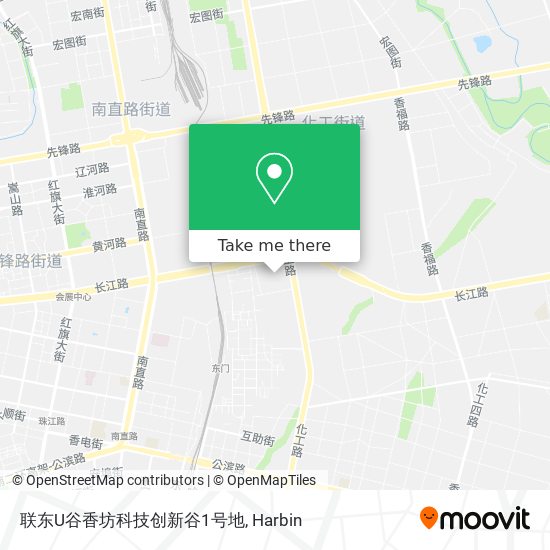 联东U谷香坊科技创新谷1号地 map