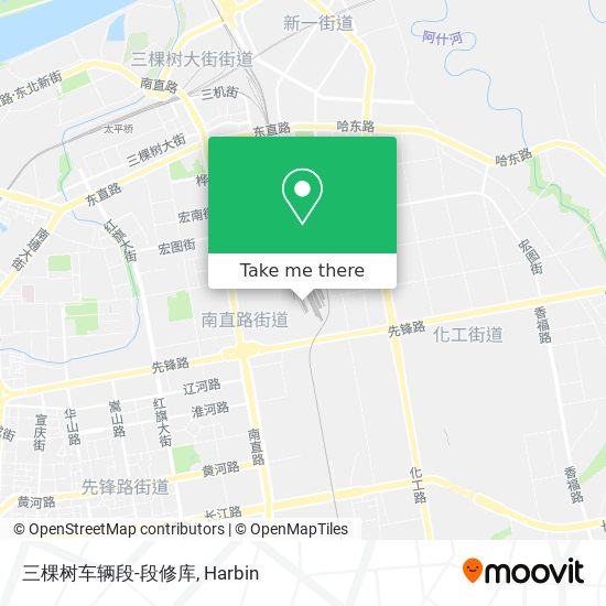 三棵树车辆段-段修库 map