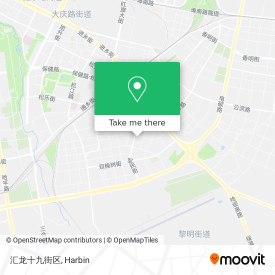 汇龙十九街区 map