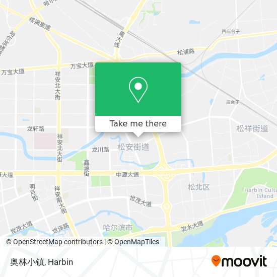 奥林小镇 map