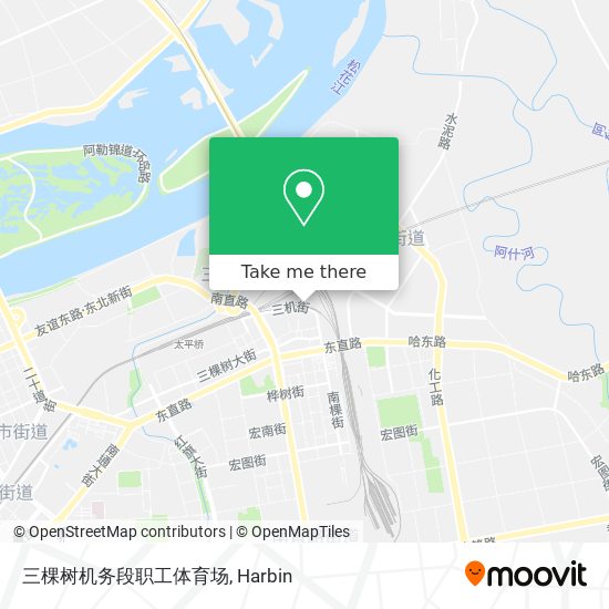 三棵树机务段职工体育场 map
