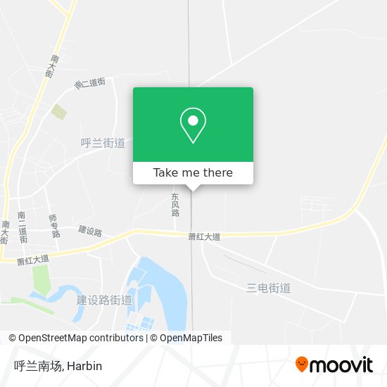 呼兰南场 map