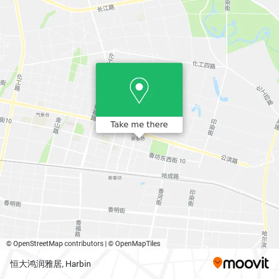 恒大鸿润雅居 map