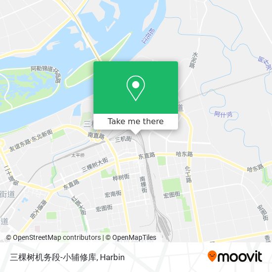 三棵树机务段-小辅修库 map