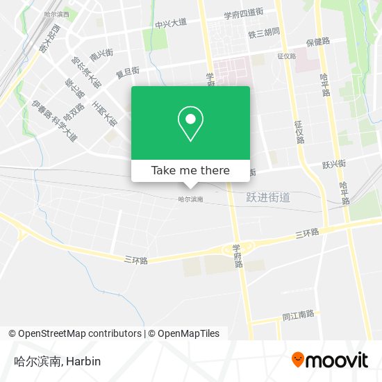 哈尔滨南 map