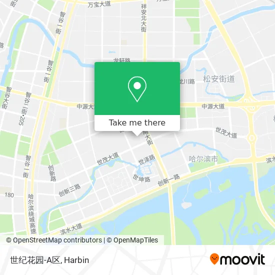 世纪花园-A区 map