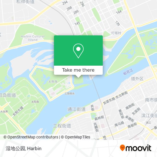 湿地公园 map
