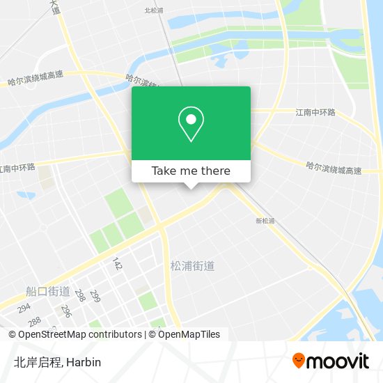 北岸启程 map