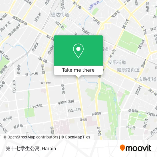 第十七学生公寓 map