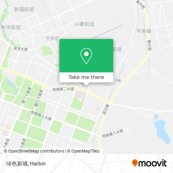 绿色新城 map