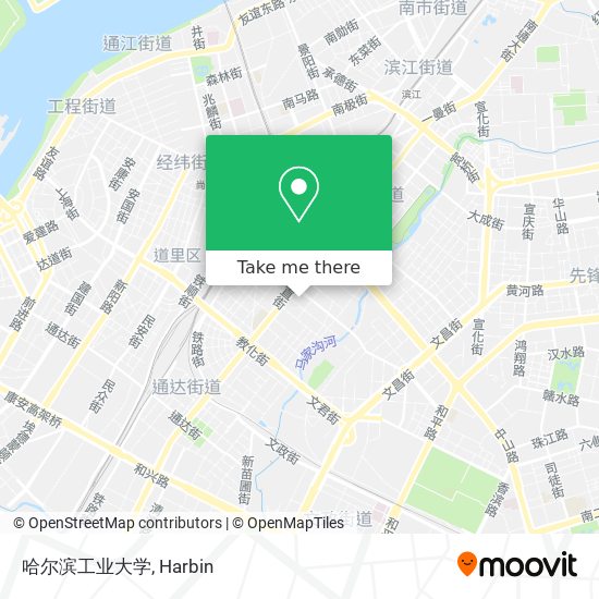 哈尔滨工业大学 map