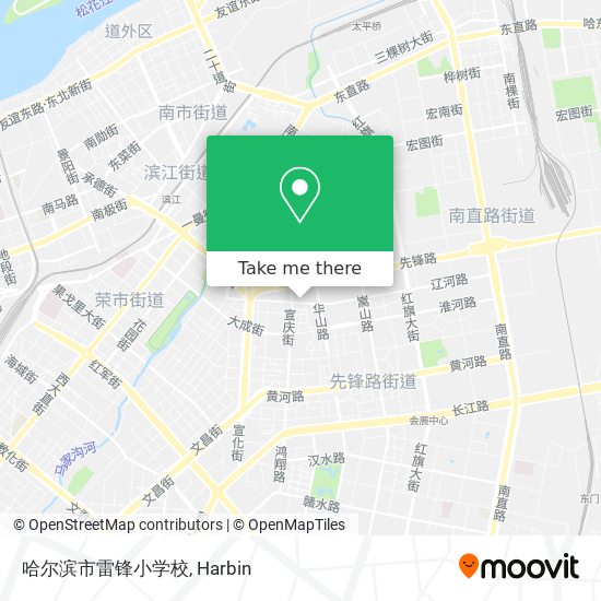 哈尔滨市雷锋小学校 map