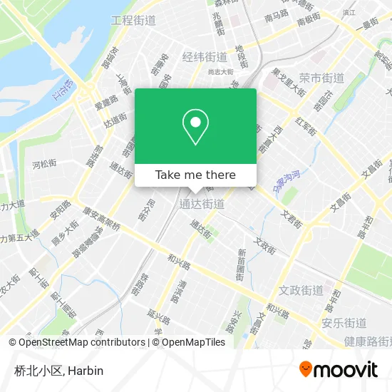 桥北小区 map