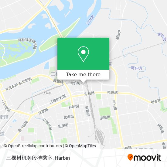三棵树机务段待乘室 map