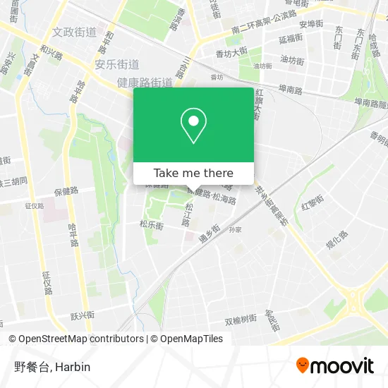 野餐台 map